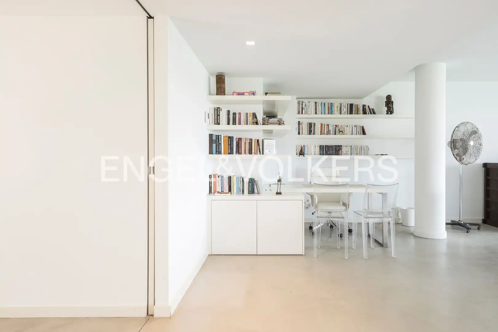 Wohnzimmer von Wohnung zur Miete in Barcelona mit Klimaanlage, Heizung und Parkett