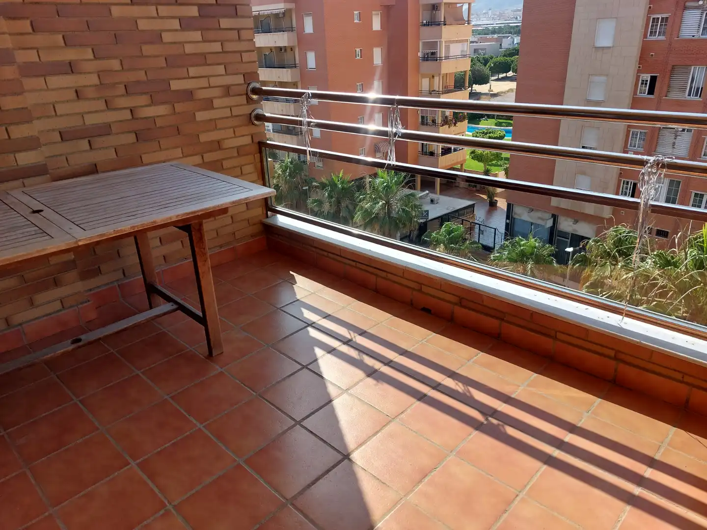Terrassa de Pis de lloguer en Roquetas de Mar amb Aire condicionat, Calefacció i Terrassa