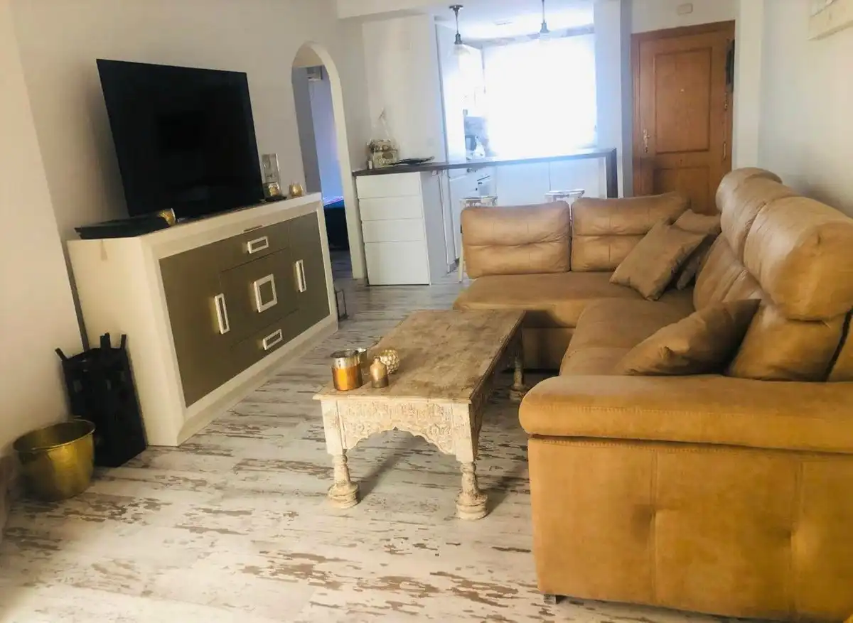Sala de estar de Apartamento en venta en Mijas con Aire acondicionado, Terraza y Trastero