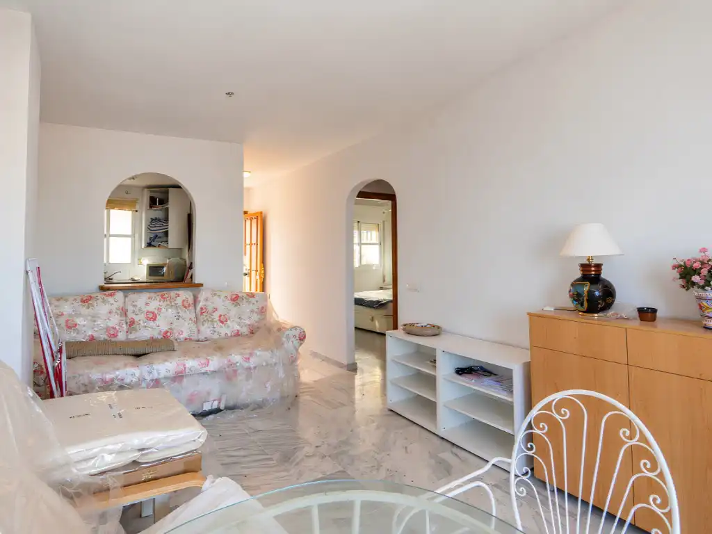 Living room of Flat for sale in Los Boliches 