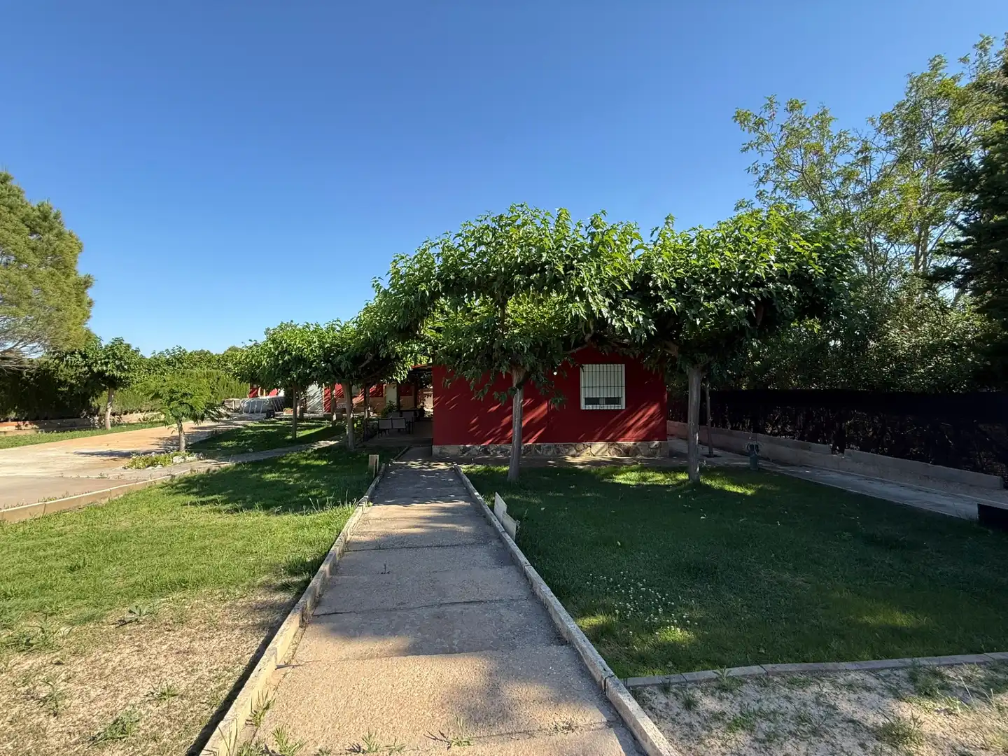 Vista exterior de Casa o chalet en venta en Caspe con Calefacción, Jardín privado y Parquet