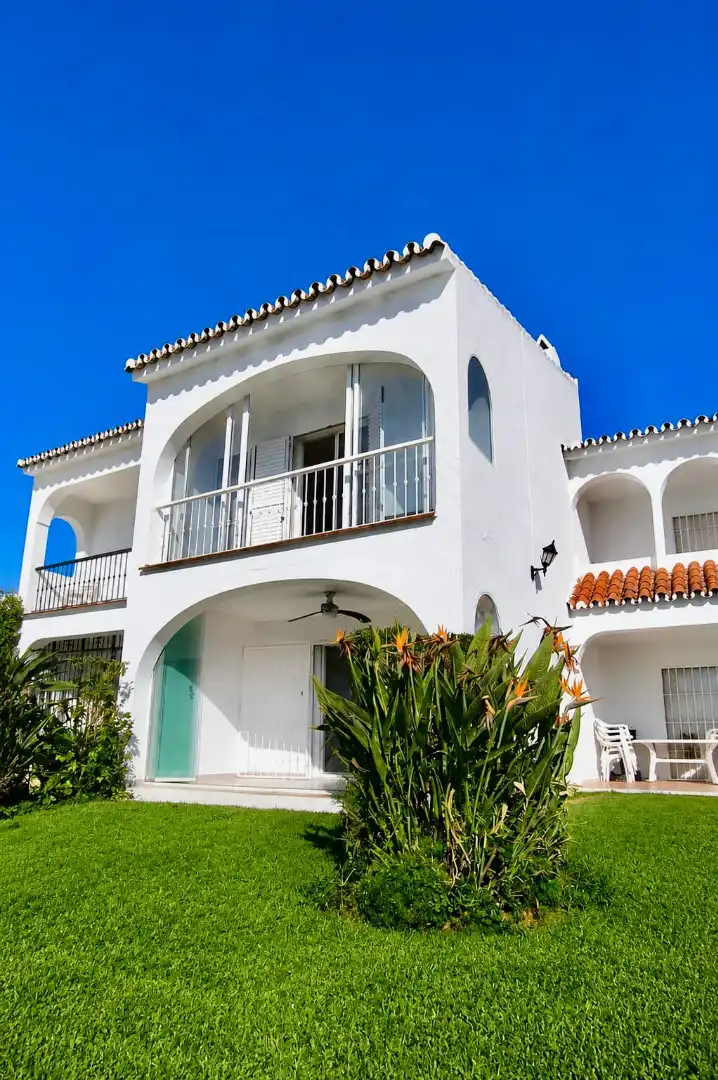 Exterior view of Detached homes for sale in Mijas  with Air Conditioner, Private garden and Terrace