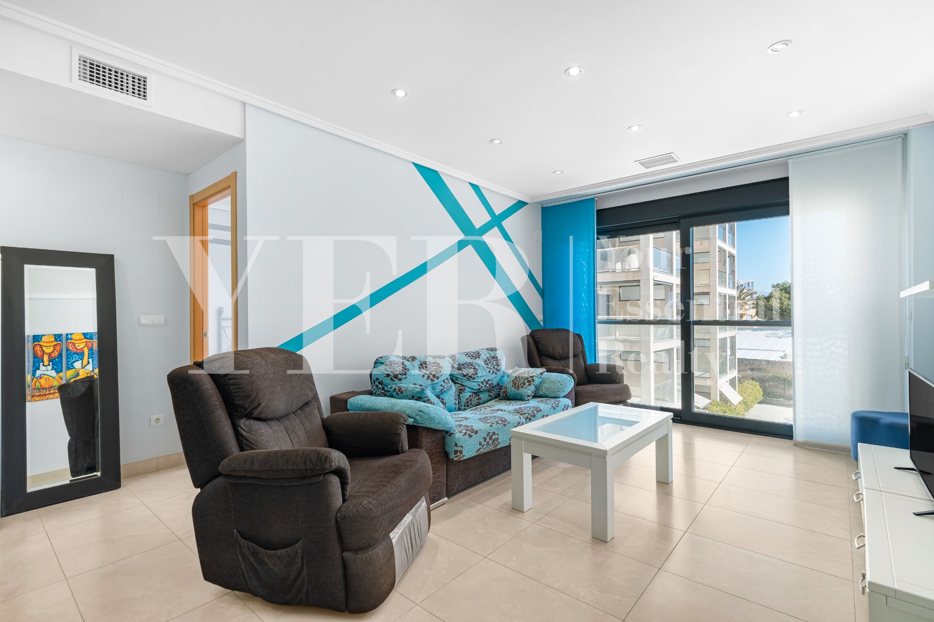 Living room of Flat for sale in El Campello  with Air Conditioner, Heating and Storage room