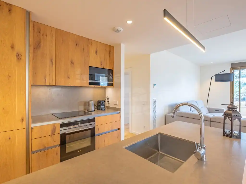 Cocina de Apartamento de alquiler en Begur
