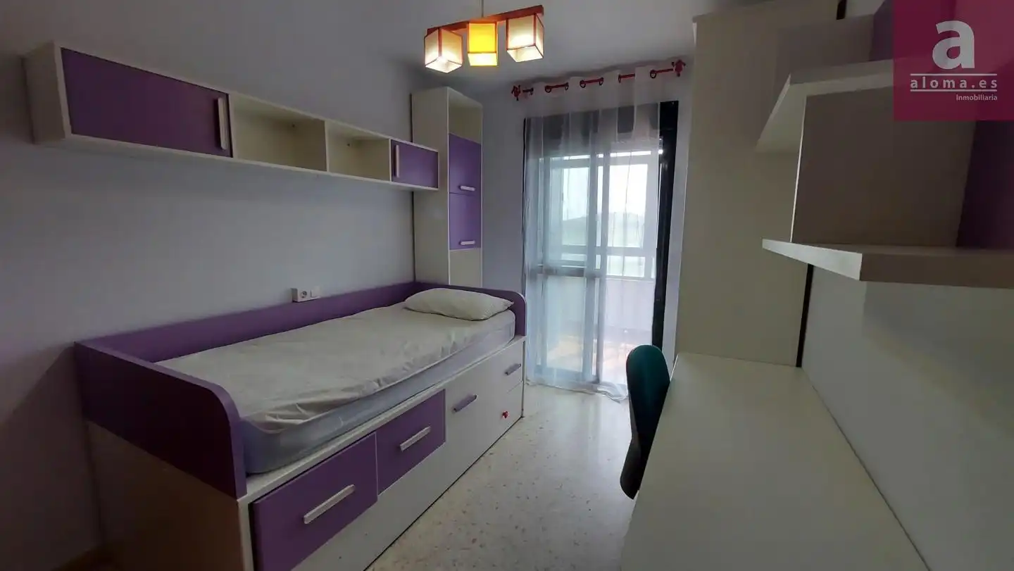 Bedroom of Flat for rent in Cáceres  with Heating, Terrace and Furnished