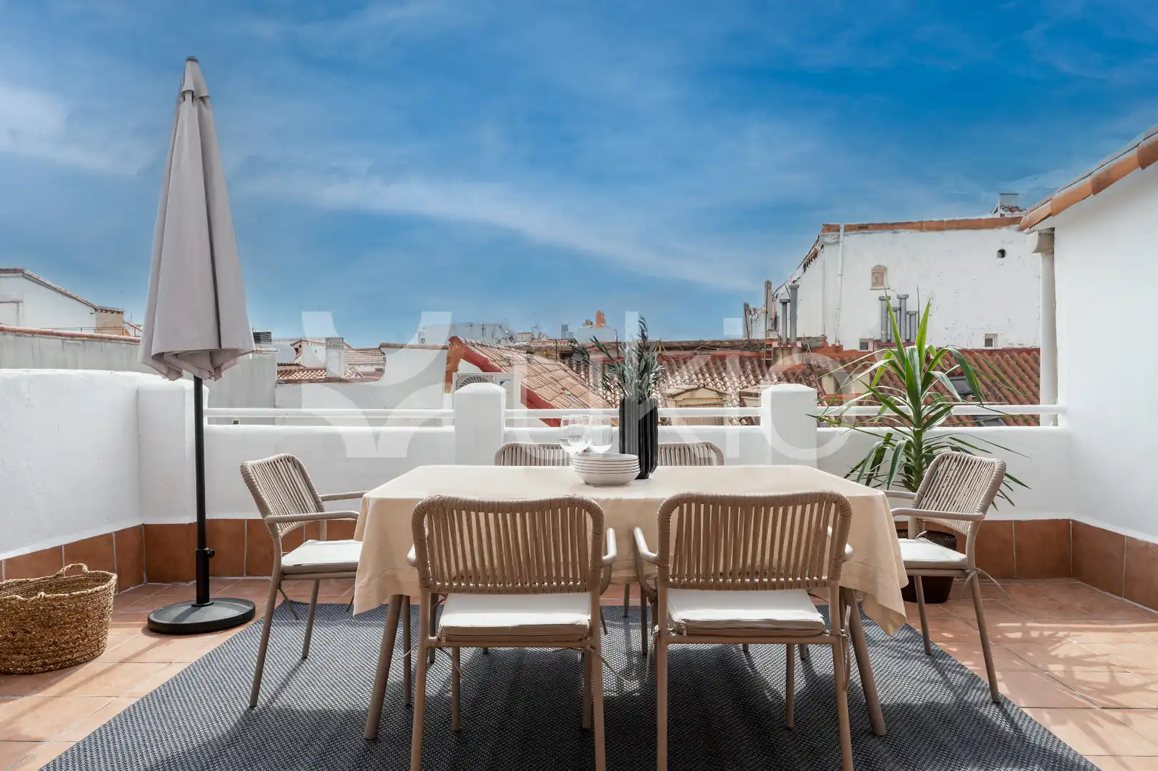 Terrace of Apartments for rent in Madrid  with Air Conditioner, Heating and Terrace