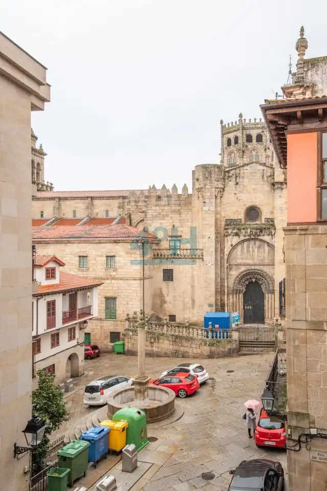 Exterior view of Apartments for rent in Ourense Capital   with Heating, Furnished and Balcony