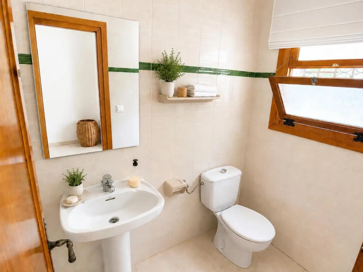 Baño de Casa o chalet en venta en El Real de Gandia con Aire acondicionado, Terraza y Piscina