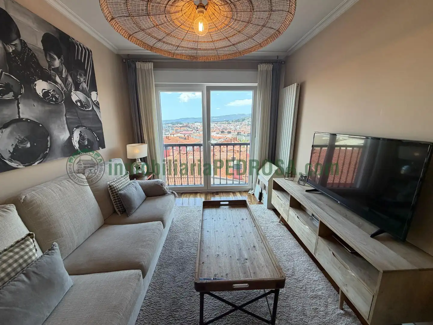 Sala de estar de Ático en venta en Pontevedra Capital  con Calefacción y Terraza