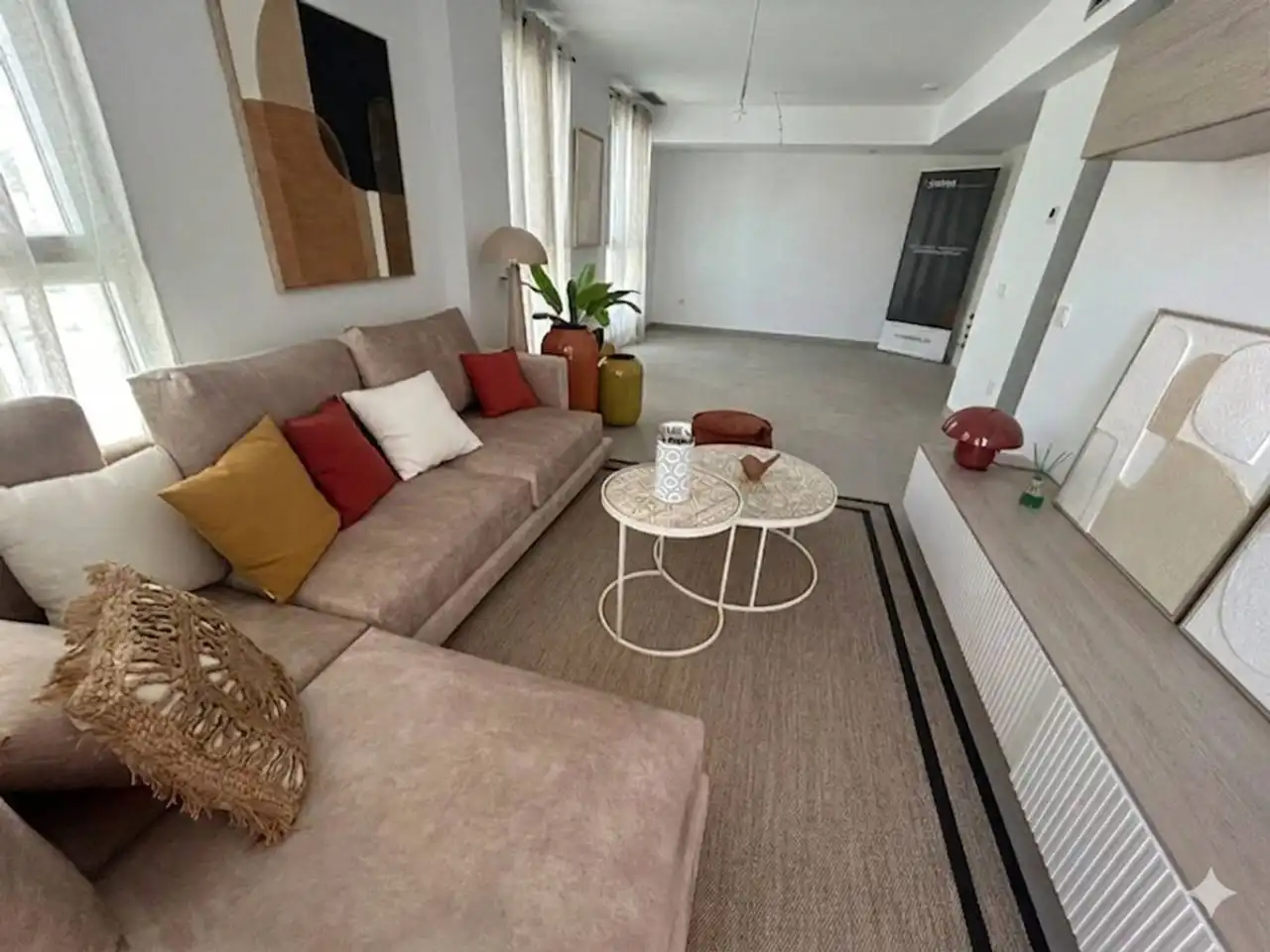 Sala d'estar de Àtic en venda en Roquetas de Mar amb Aire condicionat, Terrassa i Piscina comunitària