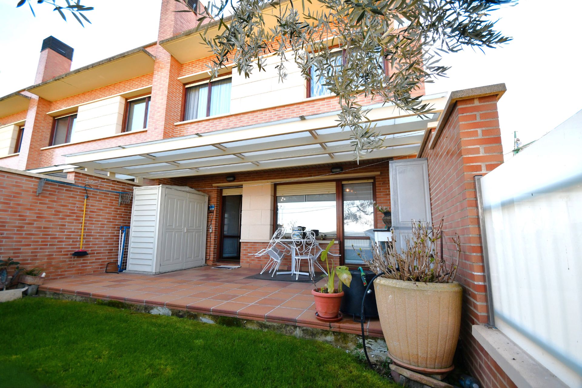 Garden of Single-family semi-detached for sale in  Logroño  with Heating, Private garden and Terrace