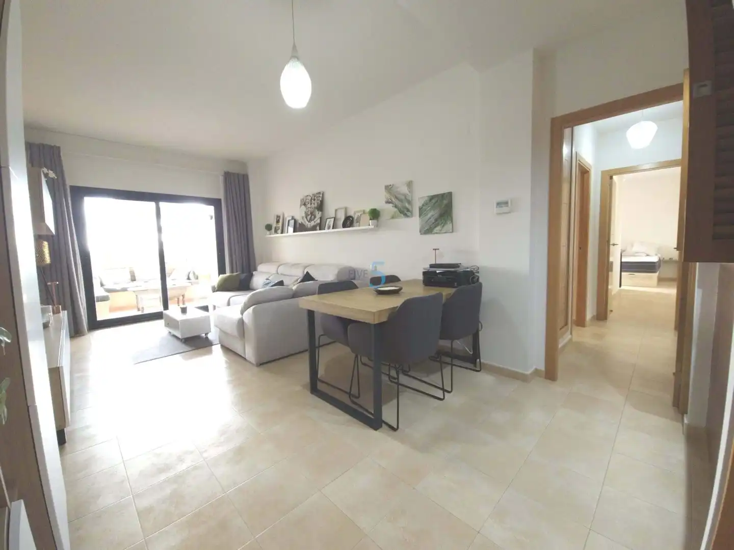 Living room of Flat for sale in Fuente Álamo de Murcia  with Air Conditioner, Heating and Terrace