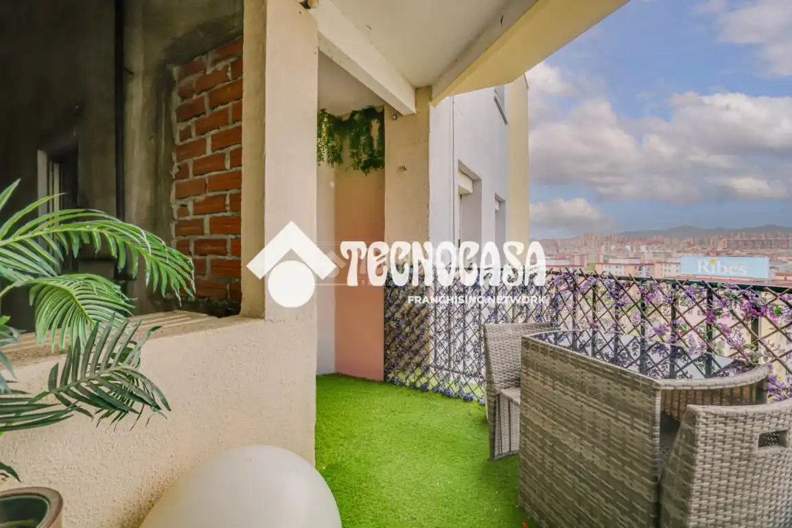 Terrasse von Wohnung zum Verkauf in Badalona mit Terrasse