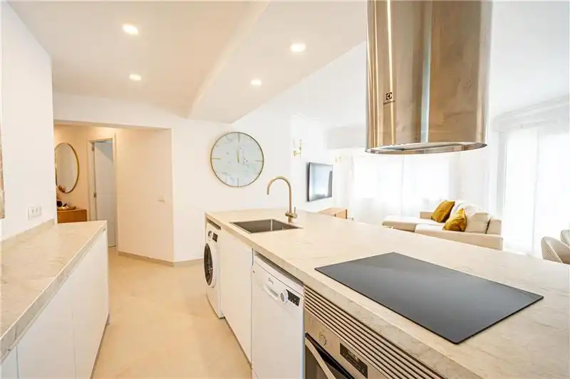 Kitchen of Flat for rent in  Palma de Mallorca  with Air Conditioner, Furnished and Balcony