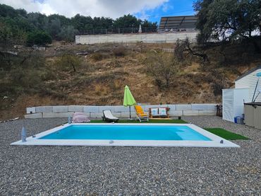 Casa rústica amb piscina de lloguer a Coín