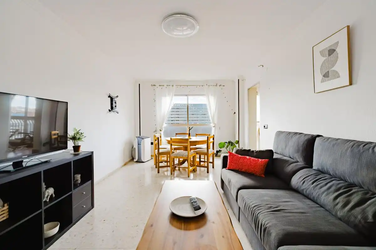 Living room of Flat for sale in Málaga  with Air Conditioner, Heating and Private garden