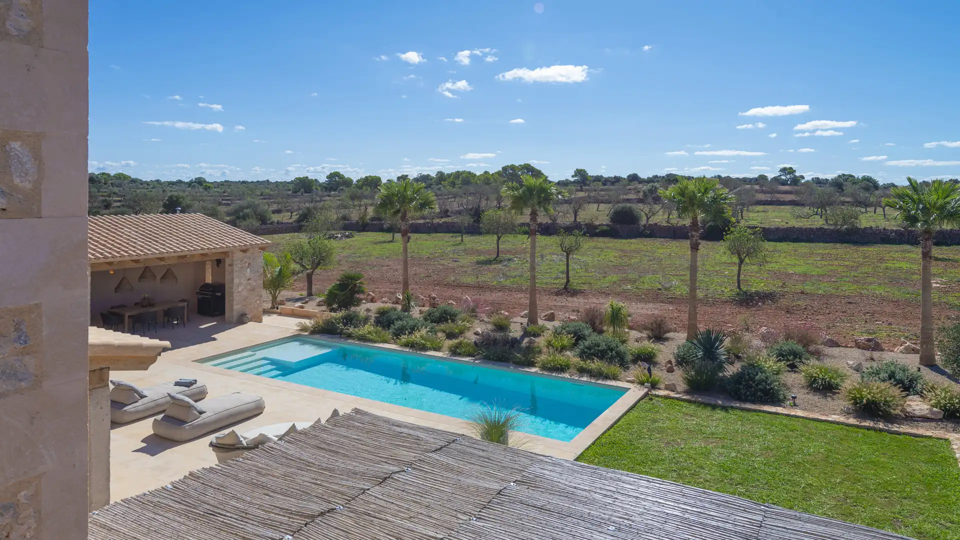 Garden of Country homes for sale in Ses Salines  with Air Conditioner, Heating and Terrace