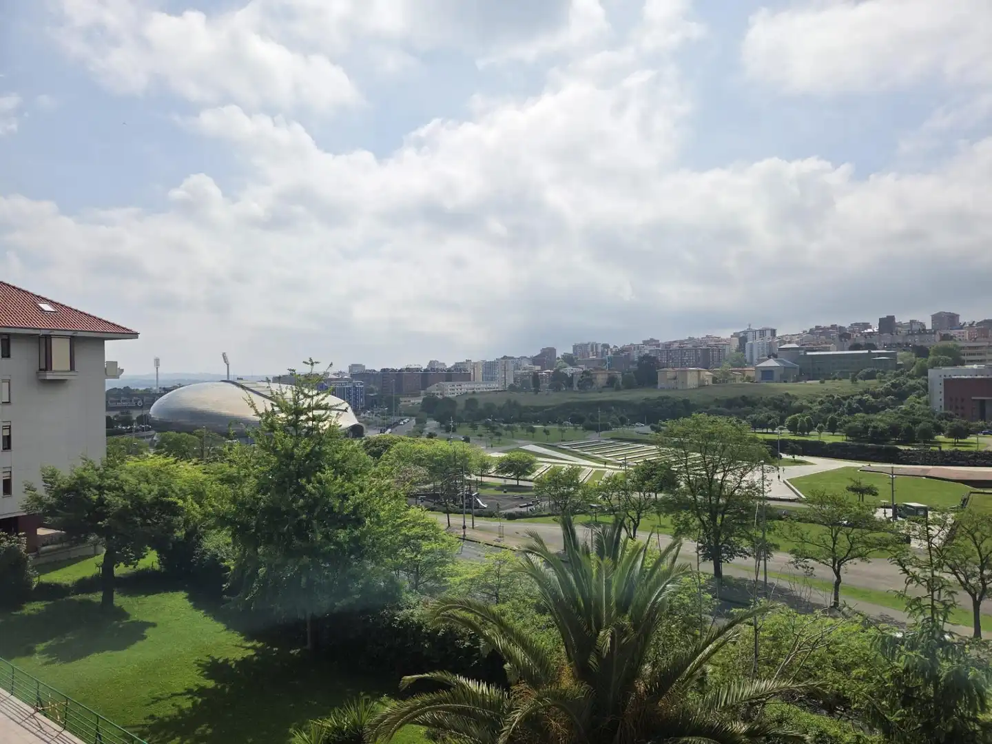 Garten von Dachboden zur Miete in Santander mit Heizung, Privatgarten und Parkett