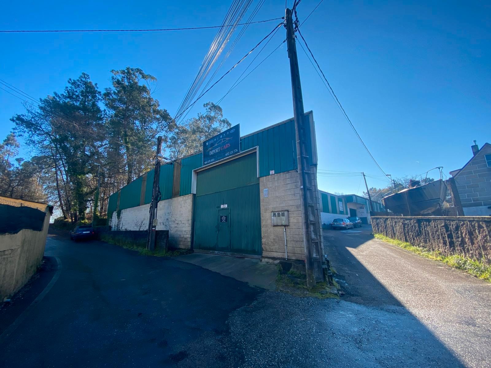 Vista exterior de Nau industrial de lloguer en Vigo 