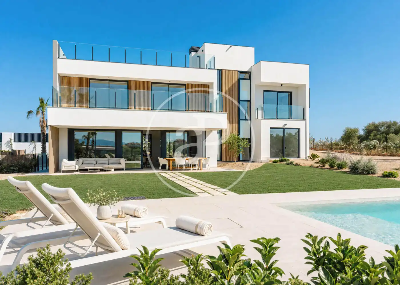Vista exterior de Casa o chalet en venta en  Palma de Mallorca con Aire acondicionado, Calefacción y Jardín privado