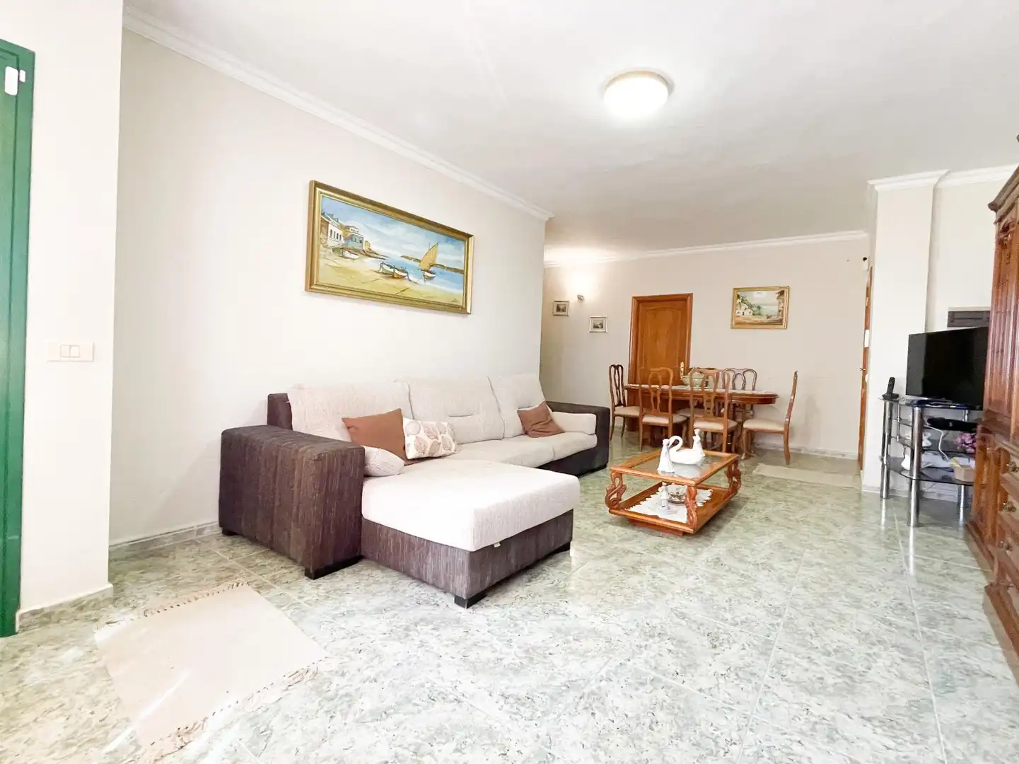 Sala de estar de Casa o chalet en venta en Granadilla de Abona con Jardín privado, Terraza y Amueblado