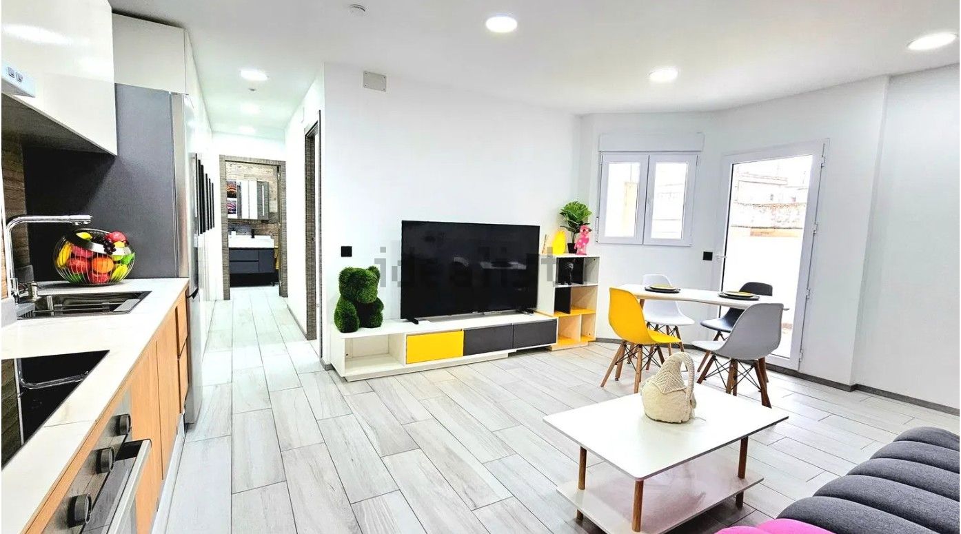 Living room of Flat to rent in Catarroja  with Air Conditioner, Storage room and Furnished