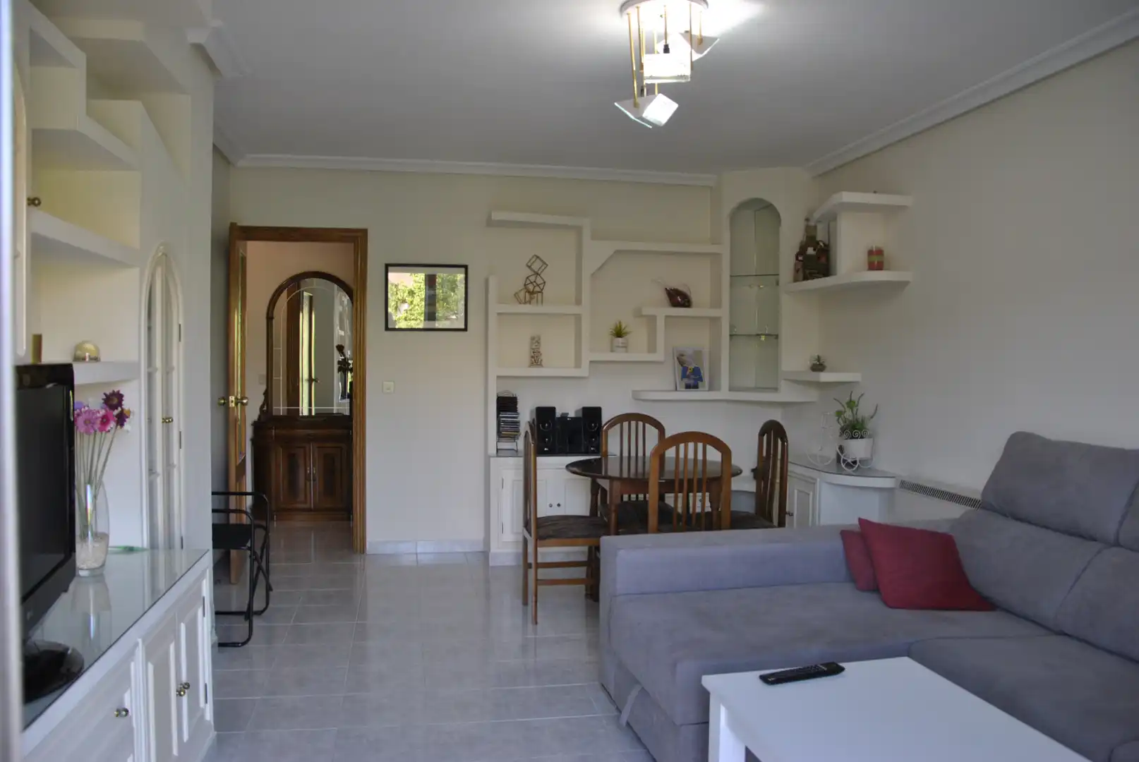 Wohnzimmer von Wohnung zur Miete in Plasencia mit Klimaanlage, Heizung und Terrasse