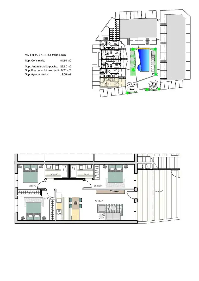 Apartament amb terrassa en venda a Roldán, imagen 25