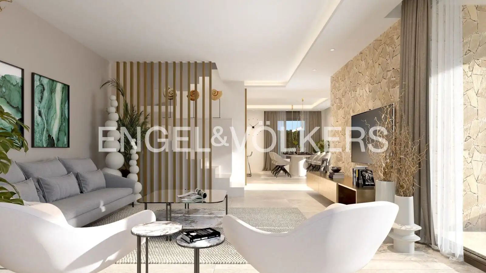Sala de estar de Casa o chalet en venta en Orihuela con Aire acondicionado, Calefacción y Jardín privado