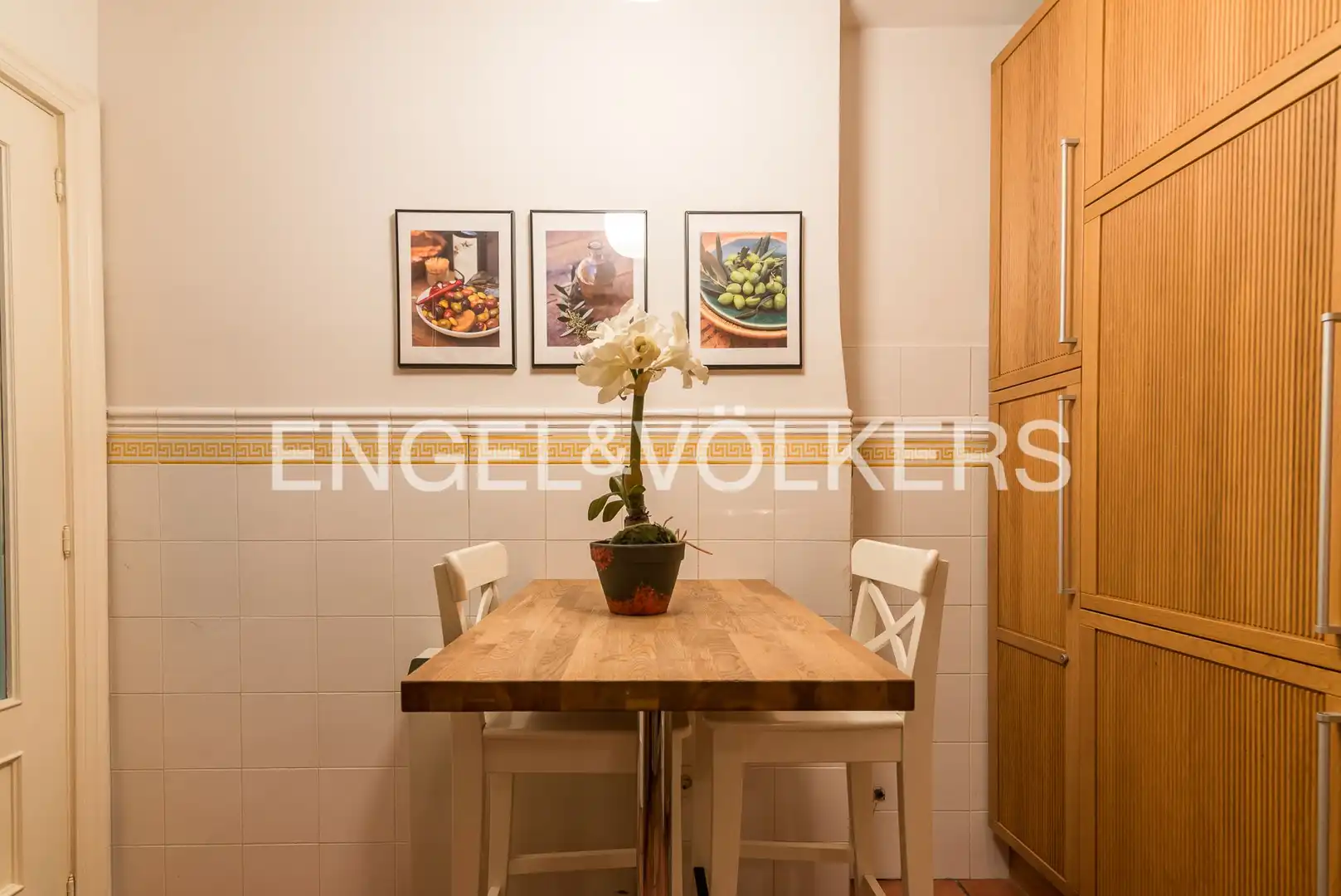 Kitchen of Flat for rent in Madrid  with Air Conditioner, Heating and Furnished