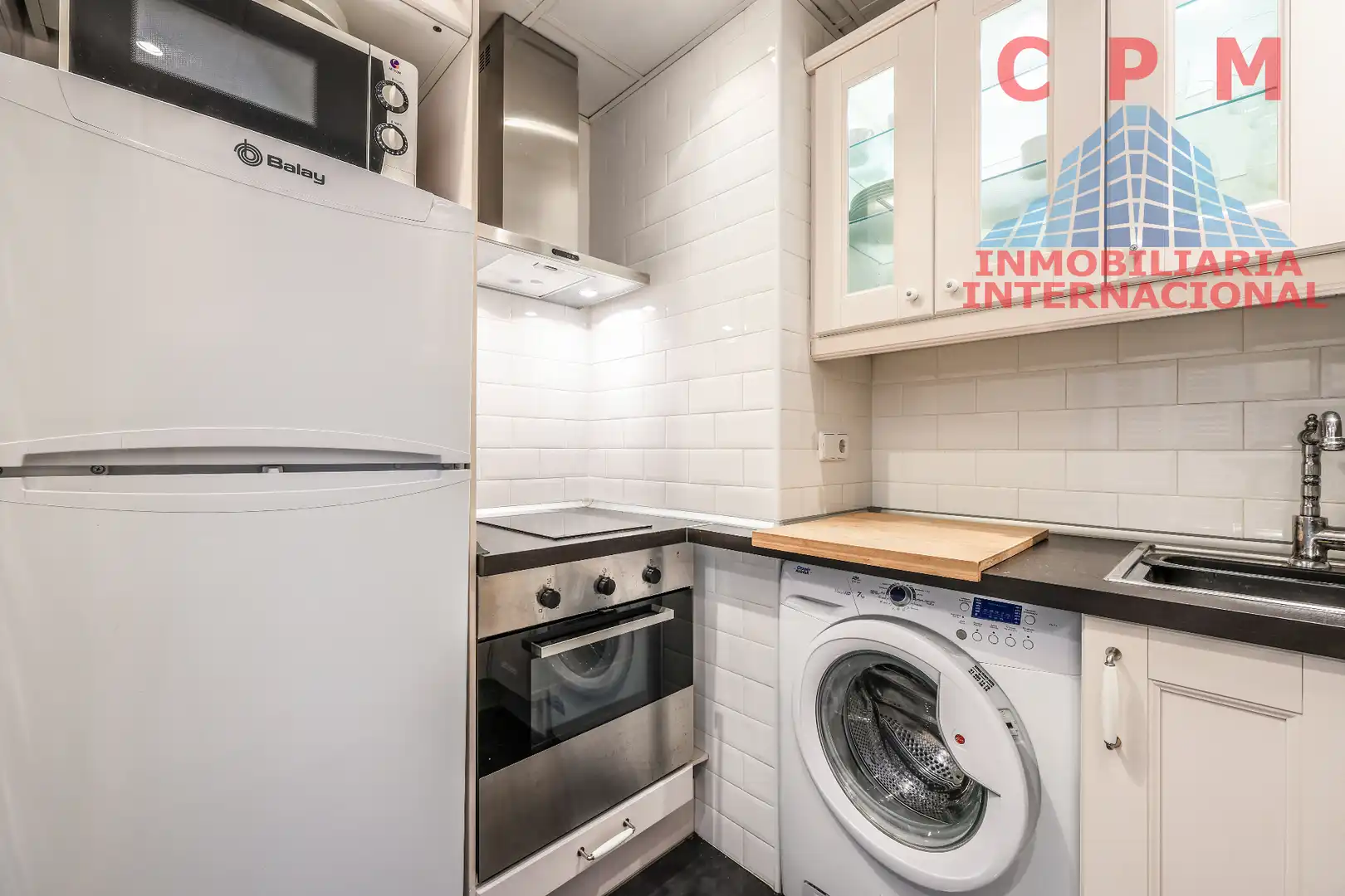 Küche von Wohnung zur Miete in Madrid mit Klimaanlage, Heizung und Parkett