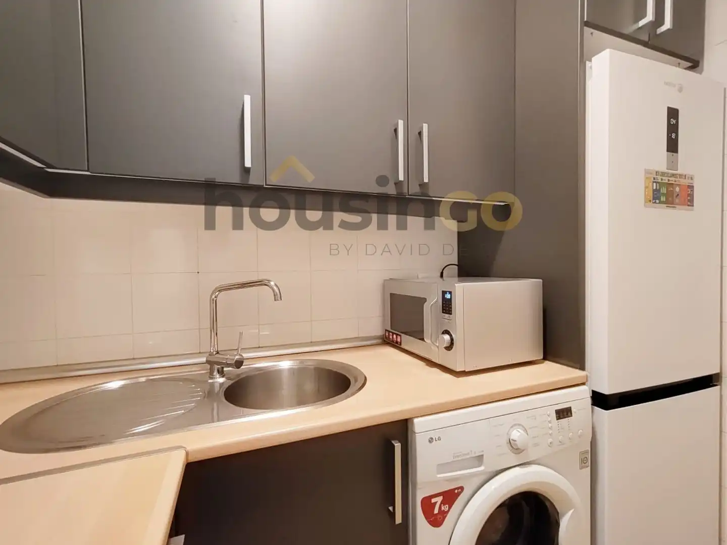 Kitchen of Flat for rent in Madrid  with Heating and Furnished