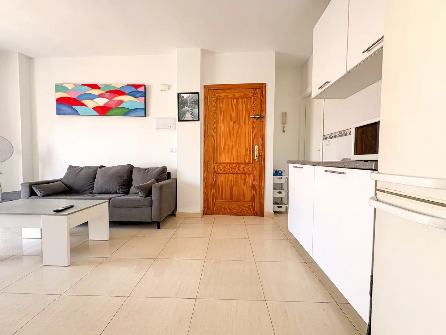 Sala de estar de Piso en venta en Pilar de la Horadada con Terraza, Trastero y Amueblado