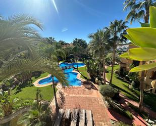 Garden of Attic for sale in Estepona  with Air Conditioner, Furnished and Internet