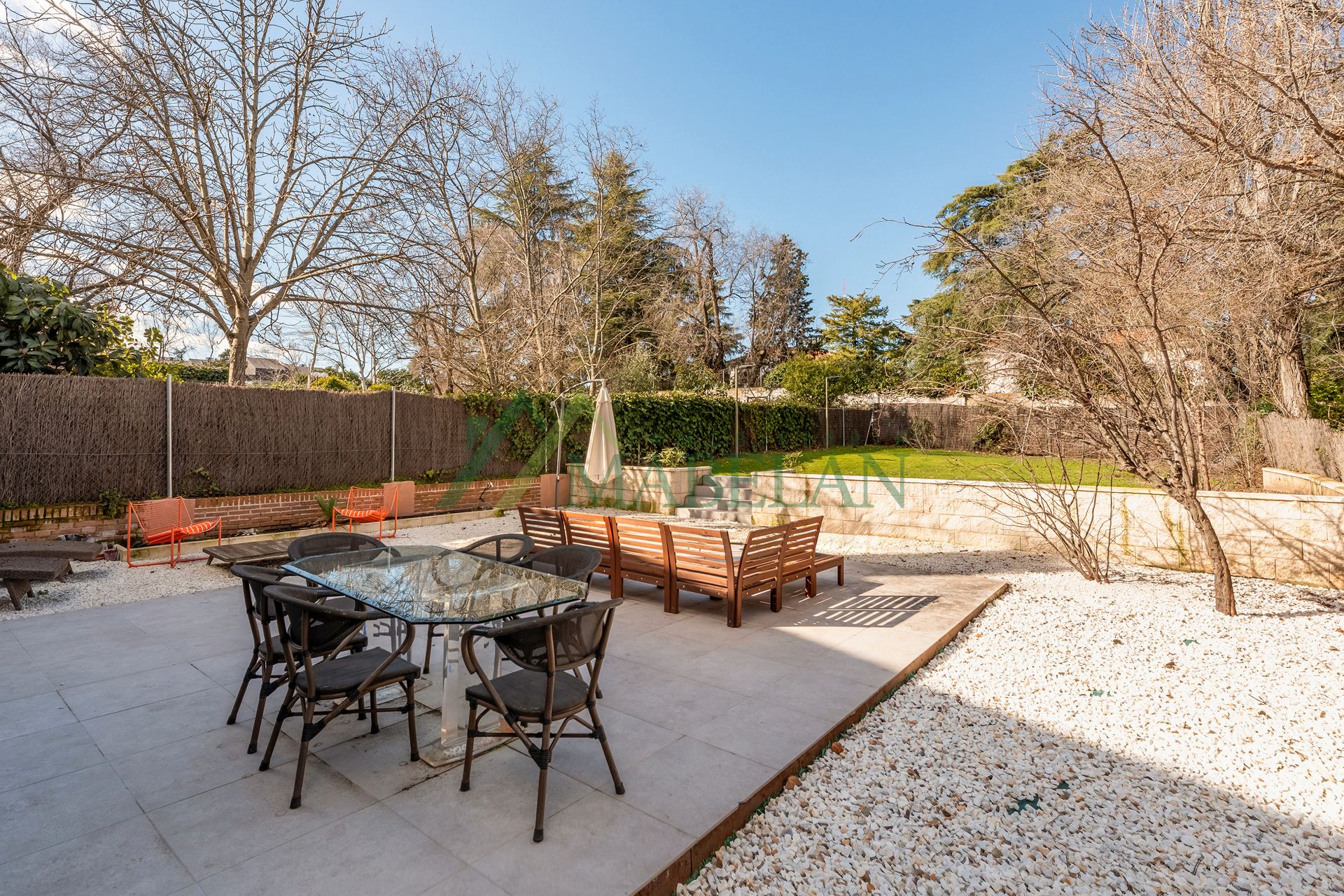 Garden of Single-family semi-detached for sale in Las Rozas de Madrid  with Air Conditioner, Heating and Private garden