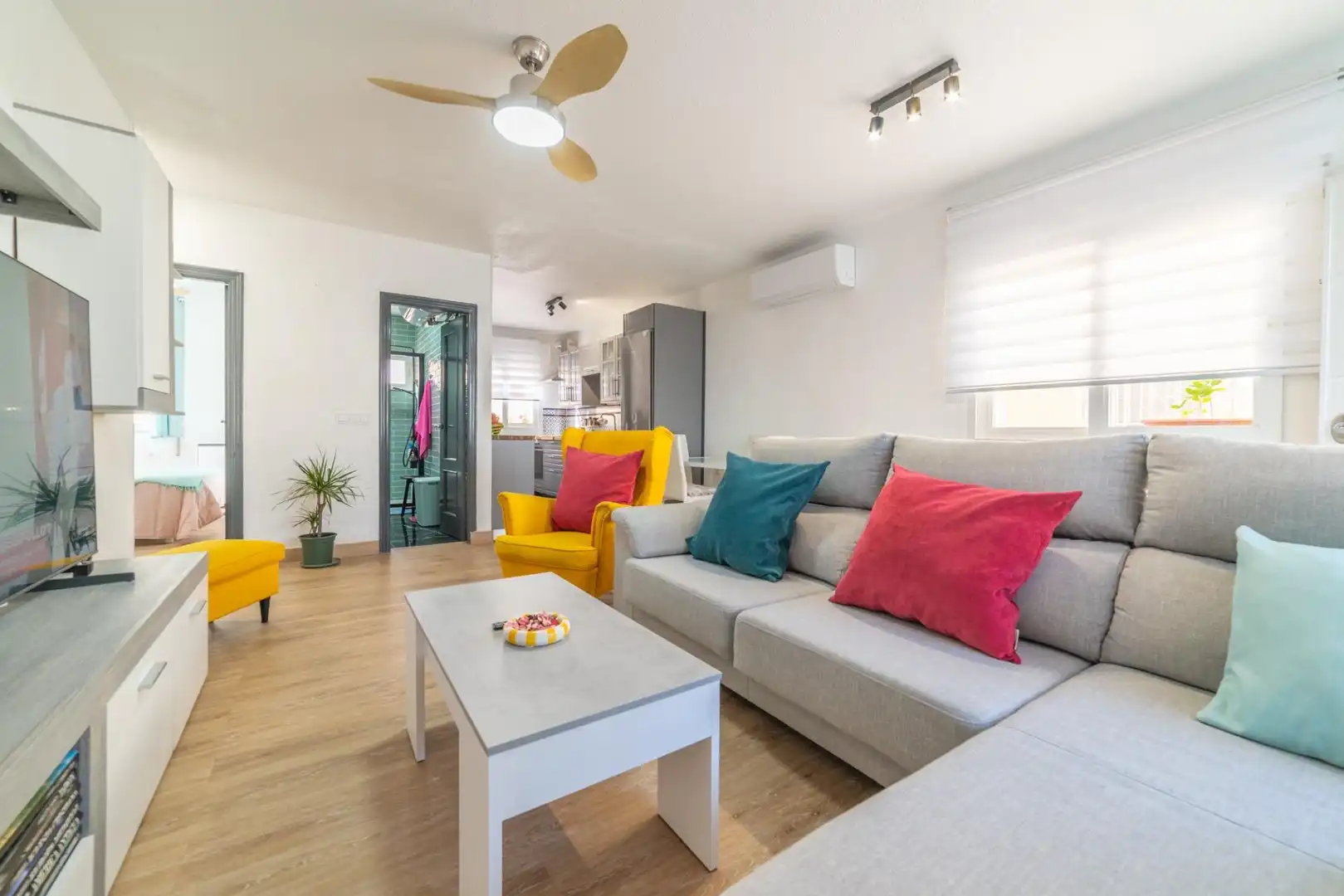 Sala d'estar de Planta baixa en venda en Los Alcázares amb Aire condicionat, Terrassa i Traster