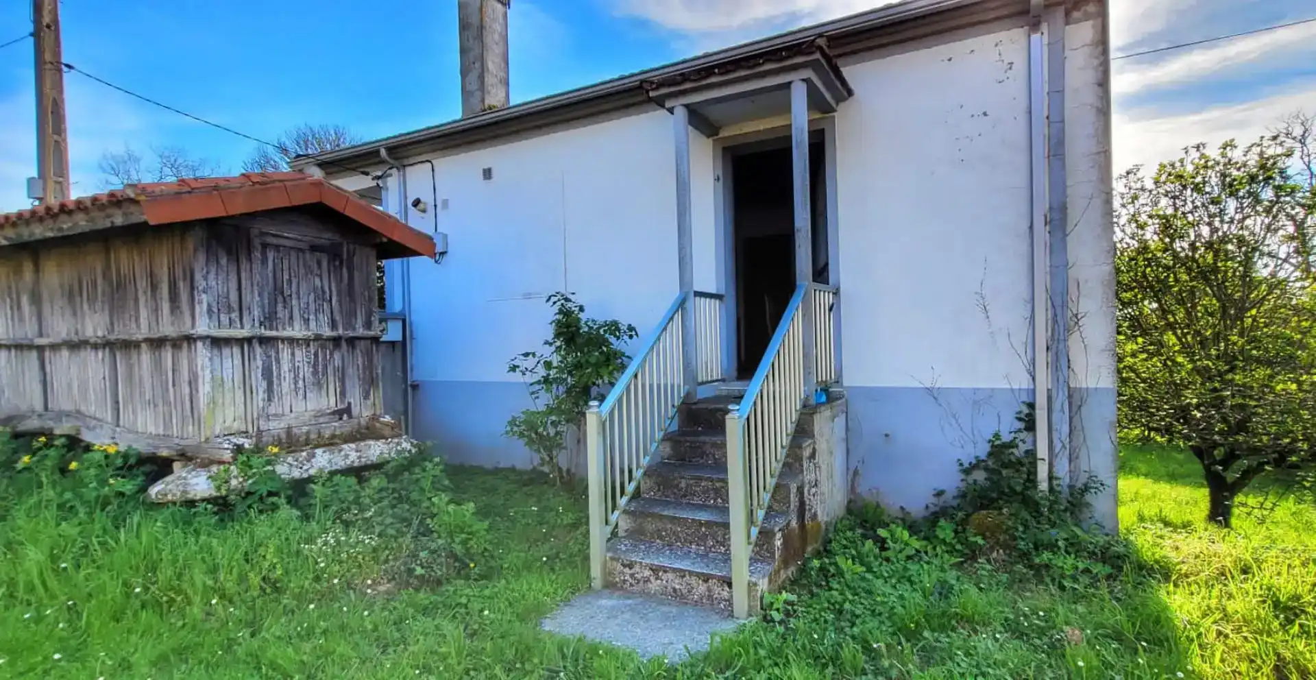 Vista exterior de Casa o chalet en venta en A Bola  con Balcón