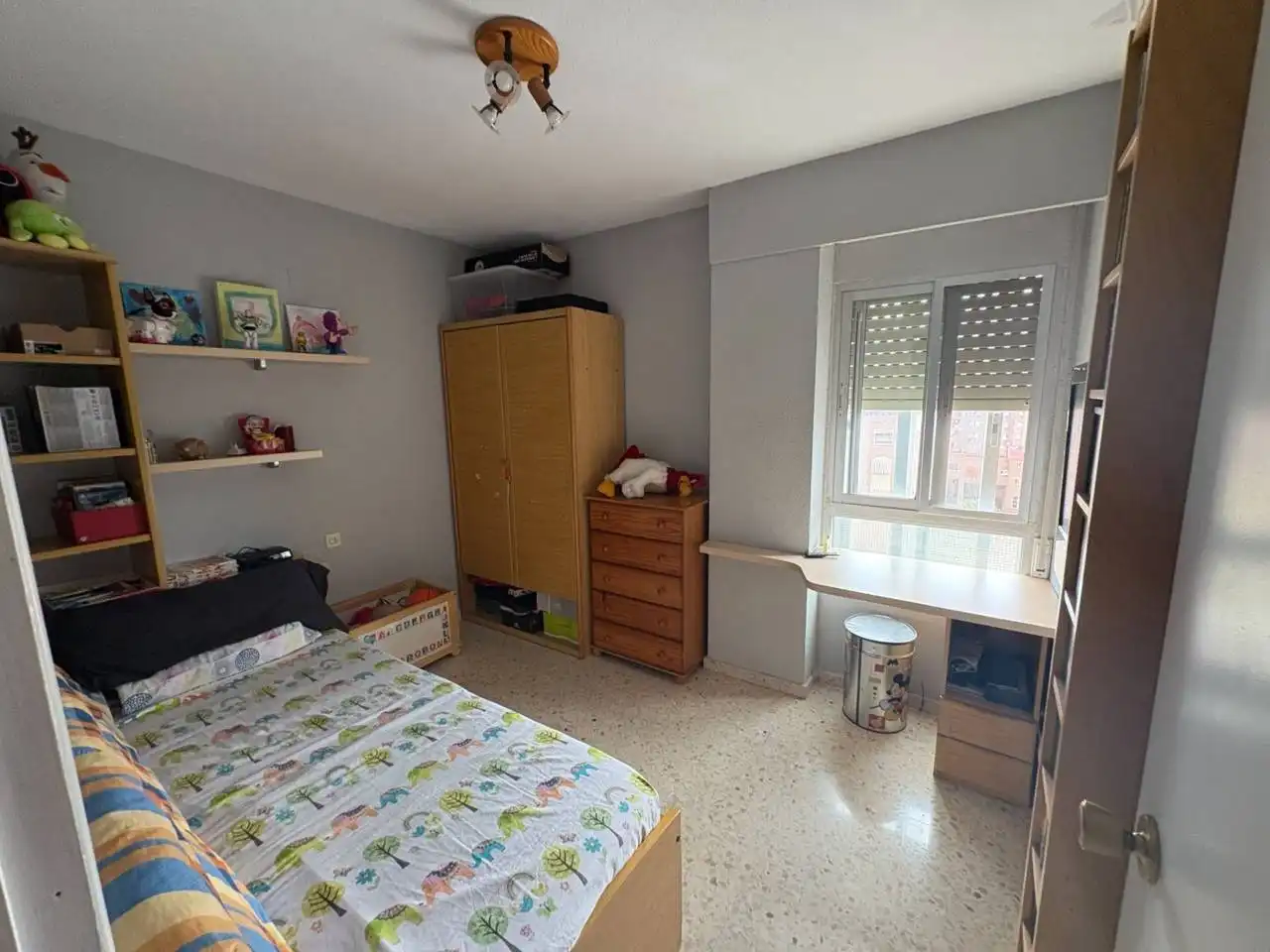 Schlafzimmer von Wohnung zum Verkauf in Alicante / Alacant mit Klimaanlage, Balkon und Gemeinschaftspool