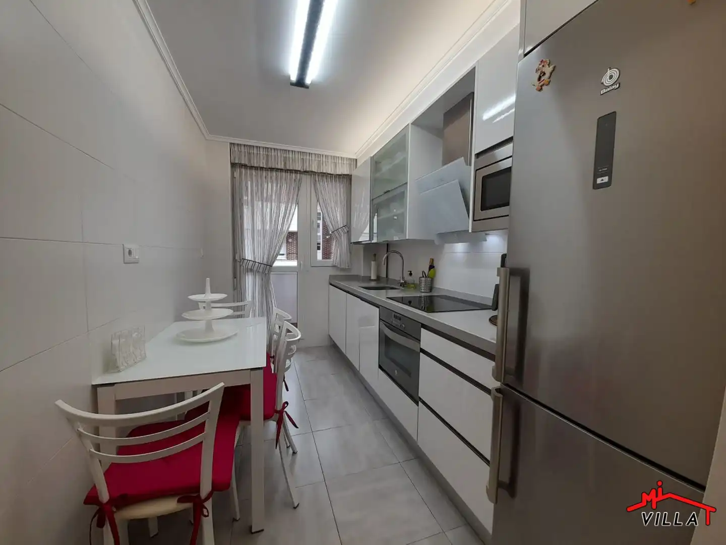Cocina de Piso de alquiler en Bárcena de Cicero con Calefacción, Amueblado y Balcón