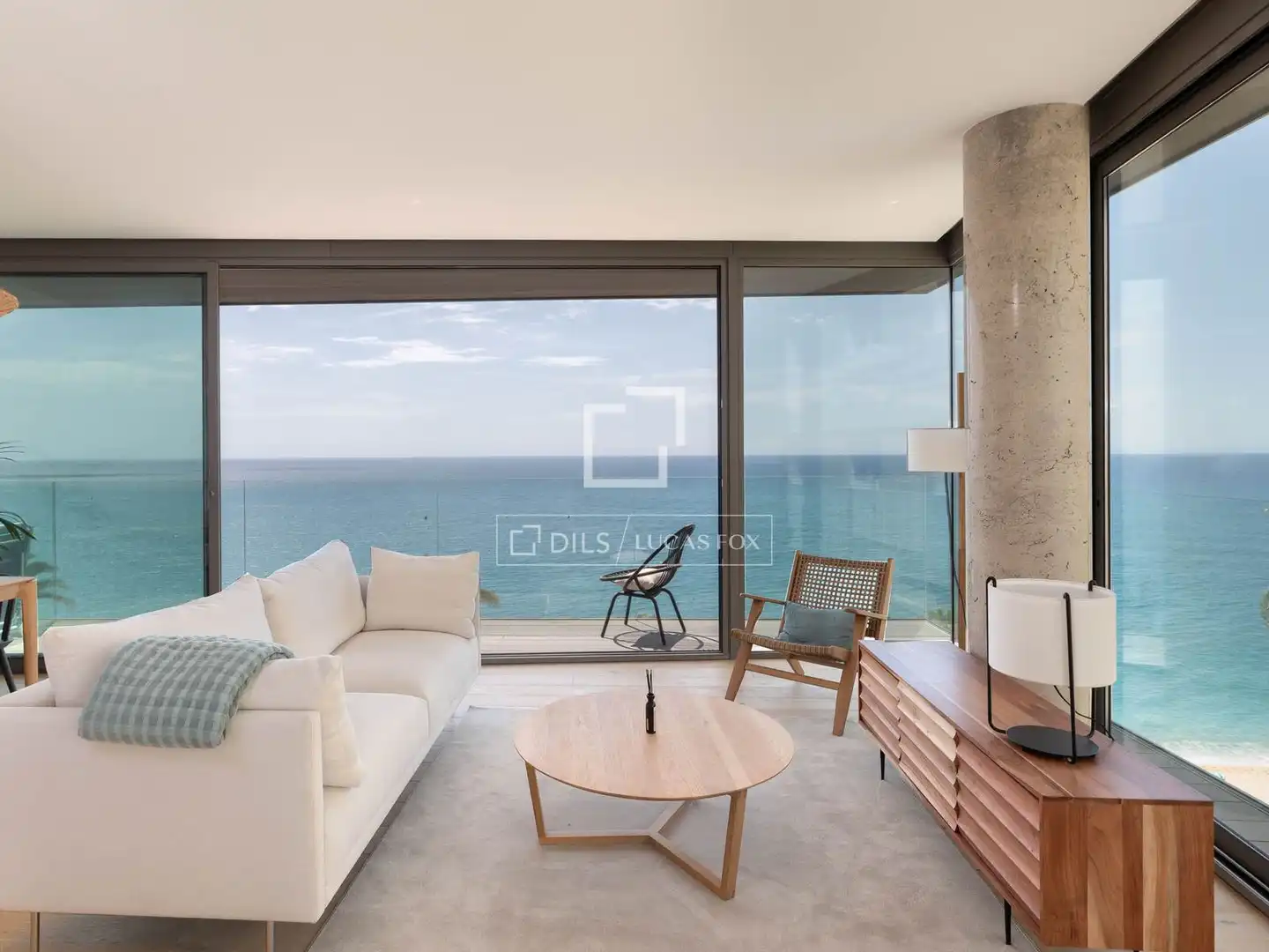 Living room of Flat for sale in Lloret de Mar  with Air Conditioner, Heating and Balcony
