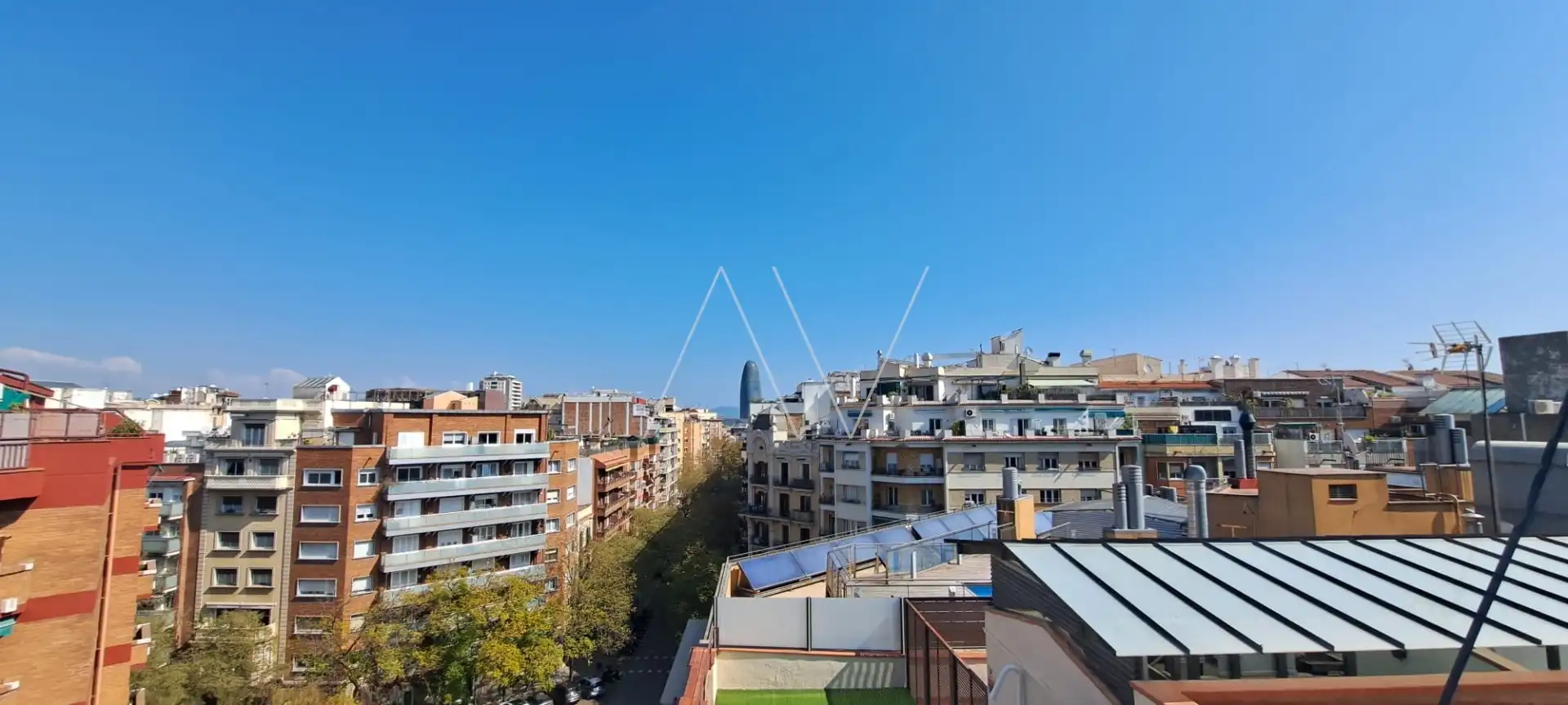 Vista exterior de Ático en venta en Barcelona con Terraza