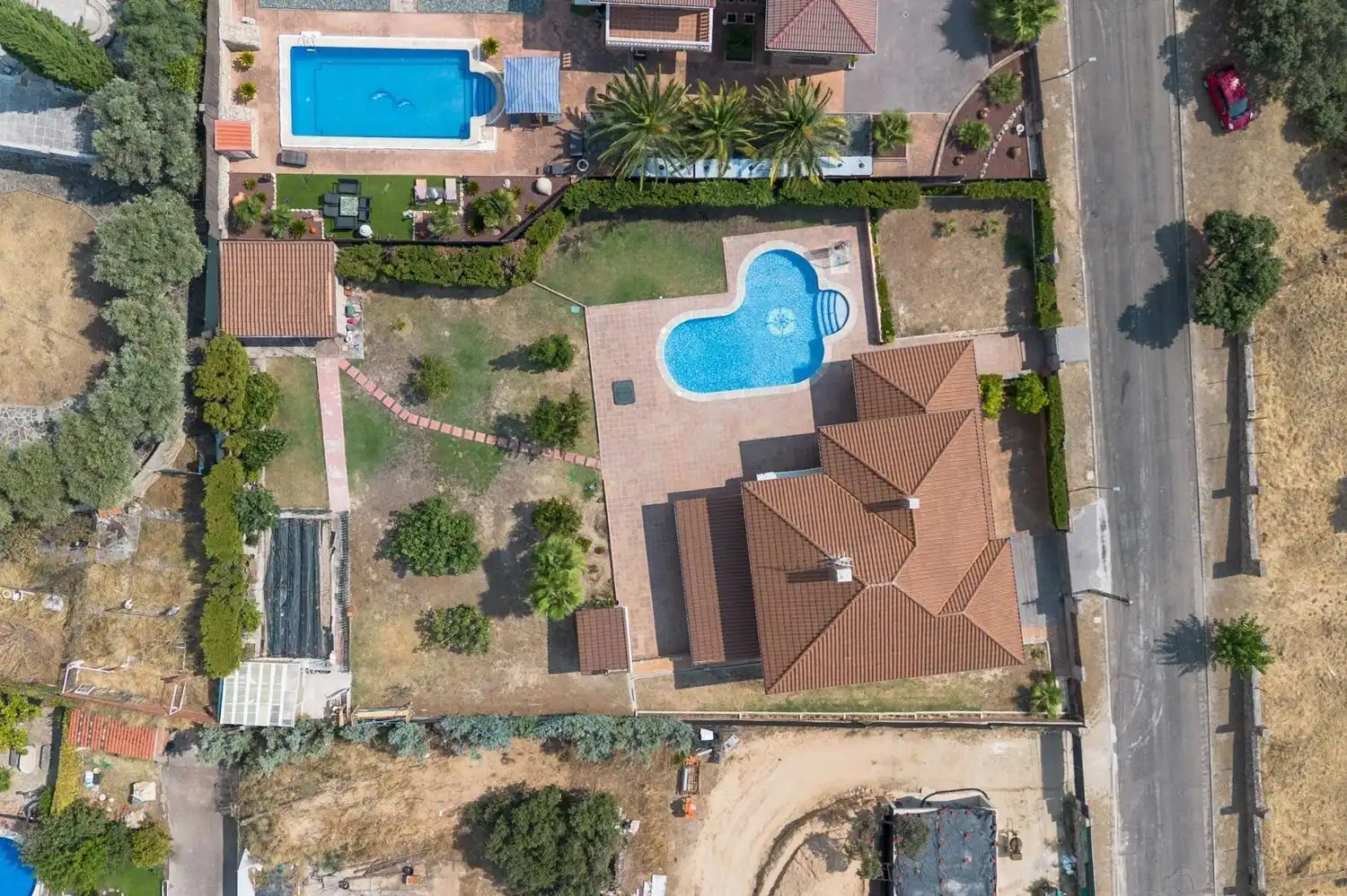 Piscina de Casa o xalet en venda en Batres amb Aire condicionat, Calefacció i Jardí privat