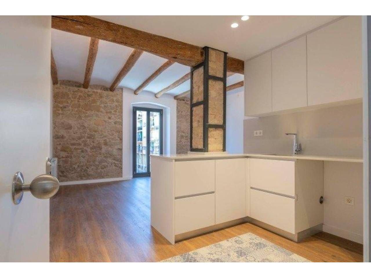 Kitchen of Flat for sale in Manresa  with Heating, Parquet flooring and Balcony