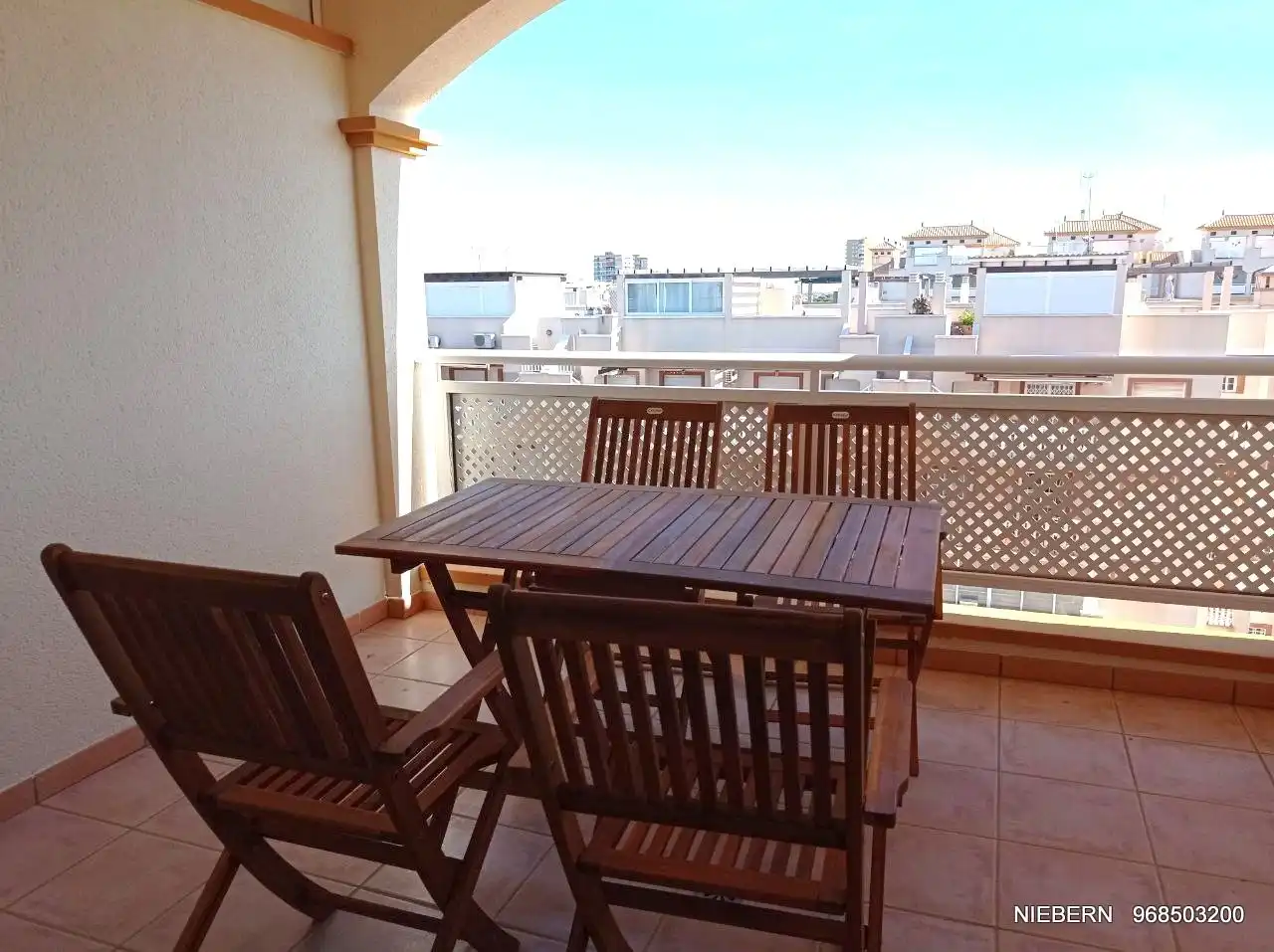 Terrasse von Wohnung zur Miete in Cartagena mit Terrasse, Möbliert und Waschmaschine