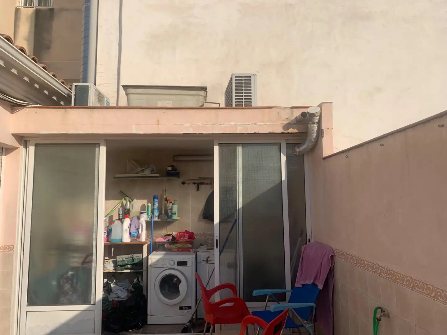 Balcony of Houses for sale in Murcia  with Air Conditioner, Storage room and Furnished