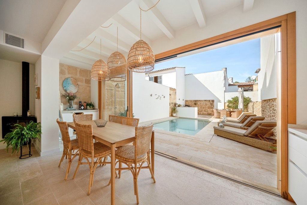 Terrassa de Finca rústica en venda en Pollença amb Aire condicionat, Calefacció i Jardí privat