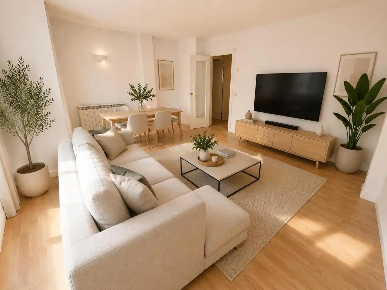 Sala de estar de Piso en venta en Alcobendas con Calefacción y Piscina comunitaria