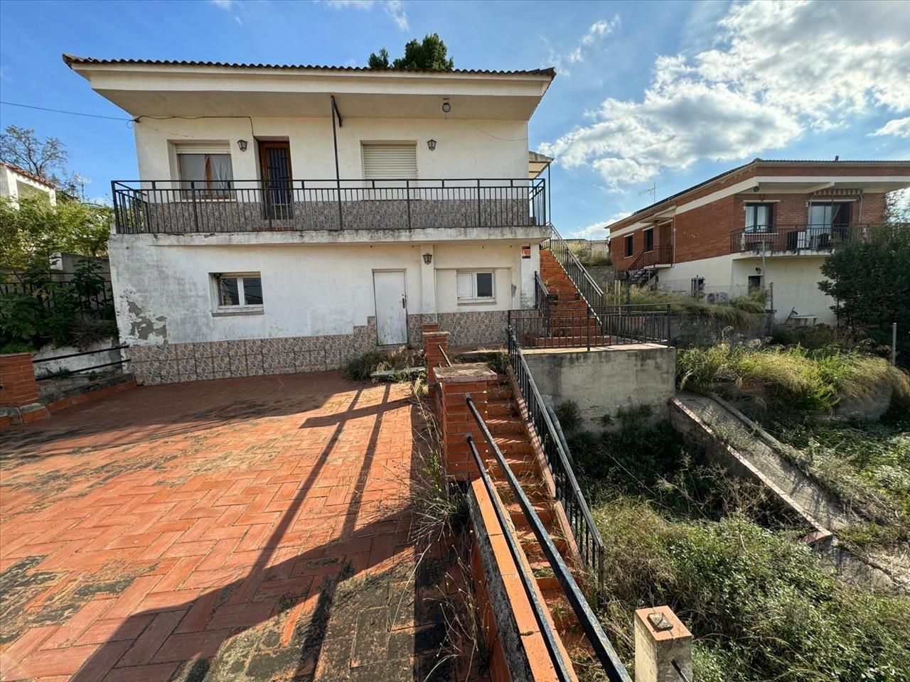 Vista exterior de Casa o xalet en venda en Piera amb Jardí privat, Traster i Piscina