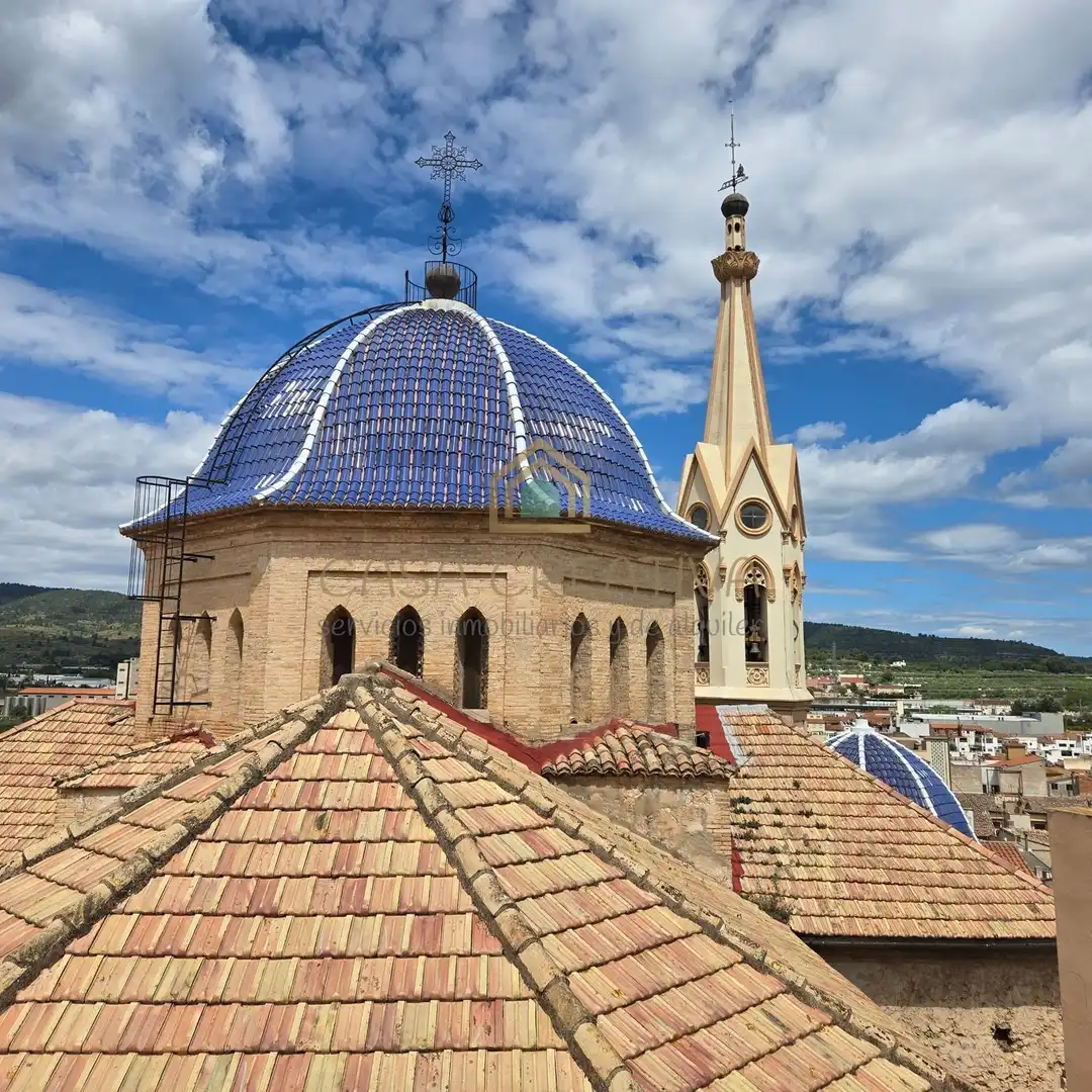 Vista exterior de Casa o xalet en venda en Mogente / Moixent amb Aire condicionat, Terrassa i Traster