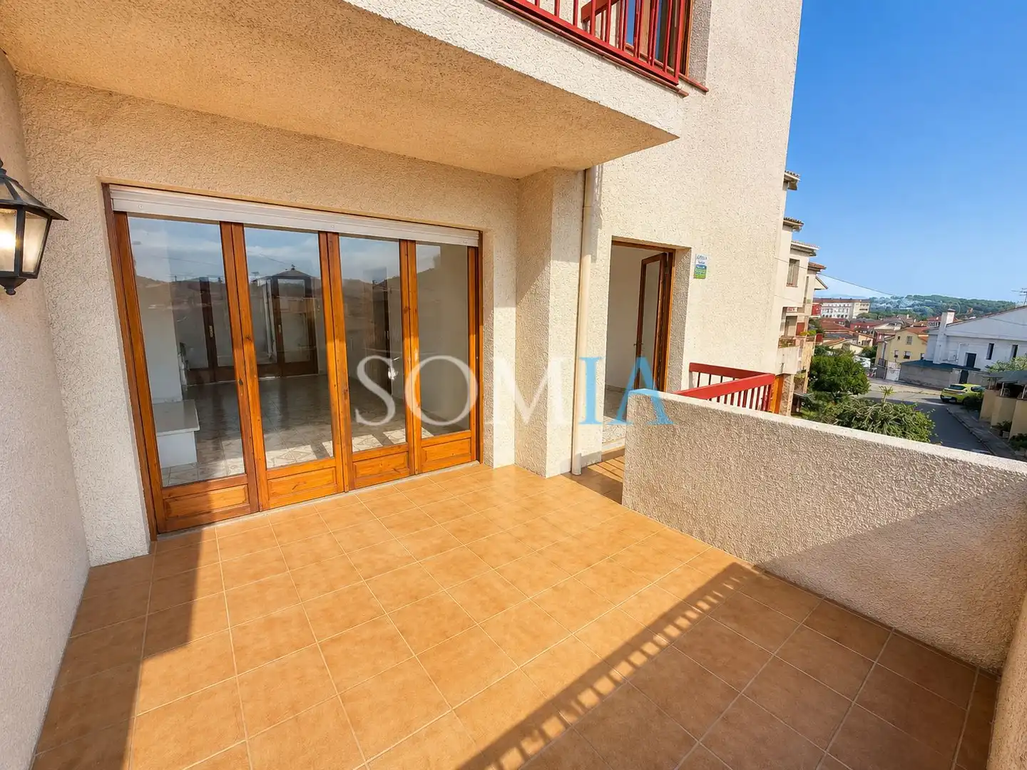 Terraza de Casa adosada en venta en Sant Celoni con Calefacción, Jardín privado y Trastero